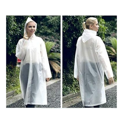 Poncho de Lluvia Portátil Blanco