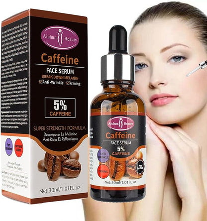 Serum Facial De Cafeina Hidratante Piel